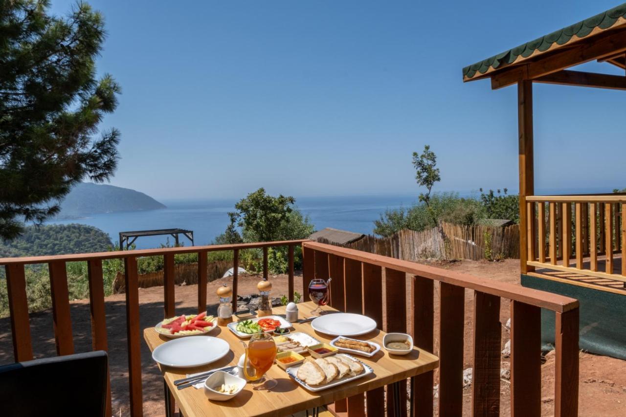 Goat Bungalow And Camping Hotel Faralya Exterior foto