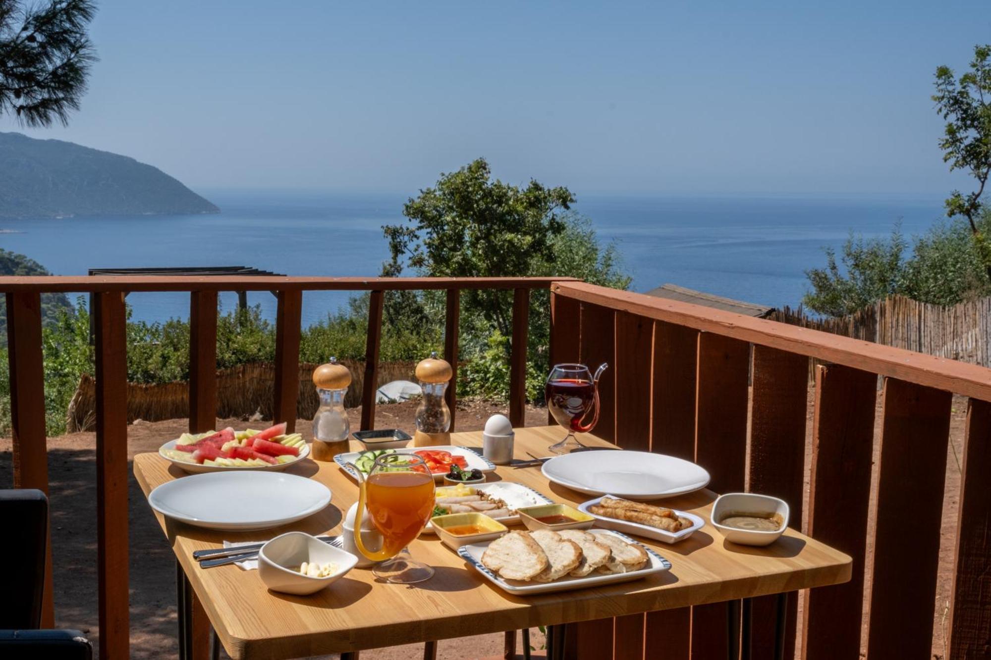 Goat Bungalow And Camping Hotel Faralya Exterior foto